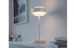 LED-Tischleuchte Elmo, sandfarbig