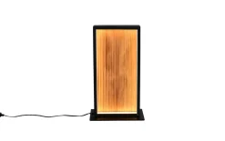 LED-Tischleuchte Kalea, holzfarbig