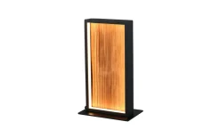 LED-Tischleuchte Kalea, holzfarbig