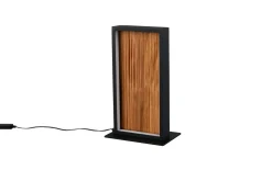 LED-Tischleuchte Kalea, holzfarbig