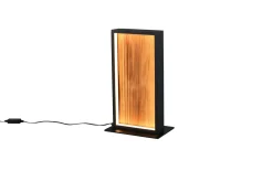 LED-Tischleuchte Kalea, holzfarbig