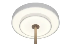 LED-Tischleuchte Keaton, grau/coffee, inkl. Sensordimmer