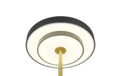 LED-Tischleuchte Keaton, schwarz/gold, inkl. Sensordimmer