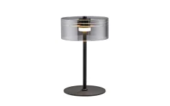 LED-Tischleuchte Mondo Karena, schwarz, inkl. Dimmfunktion