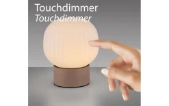LED-Tischleuchte Nami, sandfarbig