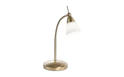LED-Tischleuchte Pino, messing matt, 45 cm