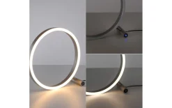 LED-Tischleuchte Ritus, aluminium, 28 cm