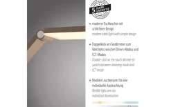 LED-Tischleuchte  Samsky, bronze, inkl. CCT Funktion