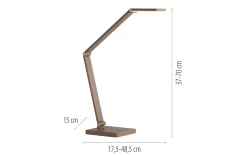 LED-Tischleuchte  Samsky, bronze, inkl. CCT Funktion