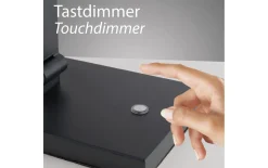 LED-Tischleuchte  Samsky, grau, inkl. CCT Funktion