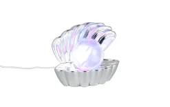 LED-Tischleuchte Shelly, chromfarbig, inkl. RGB-Farbwechsler