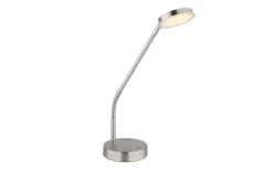 LED-Tischleuchte Silvio, nickel, inkl. Memoryfunktion