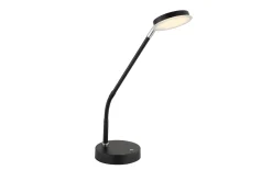 LED-Tischleuchte Silvio, schwarz, inkl. Memoryfunktion