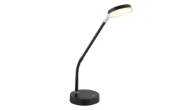 LED-Tischleuchte Silvio, schwarz, inkl. Memoryfunktion