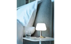 LED-Tischleuchte Till, stahlfarbig, 20 cm