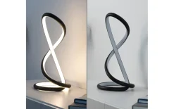 LED-Tischleuchte Twist, schwarz, inkl. Dimmfunktion