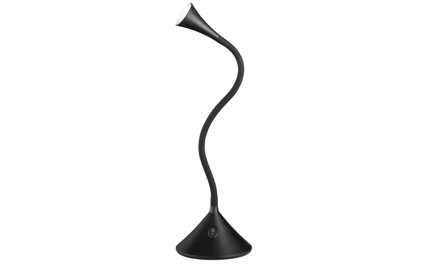 LED-Tischleuchte Viper, schwarz, 31 cm