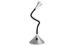 LED-Tischleuchte Viper, silber, 31 cm