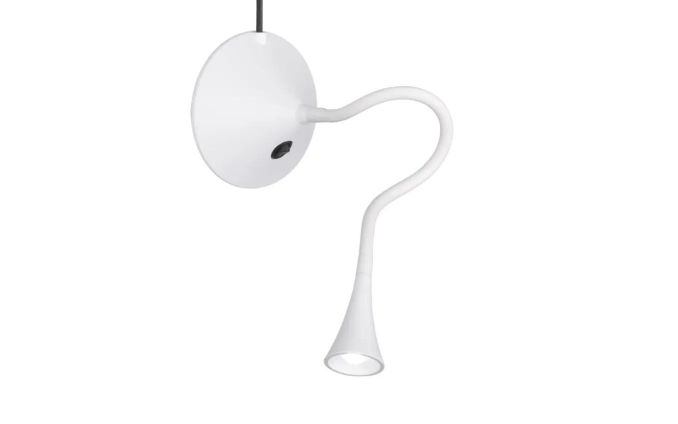 LED-Tischleuchte Viper, weiß, 31 cm