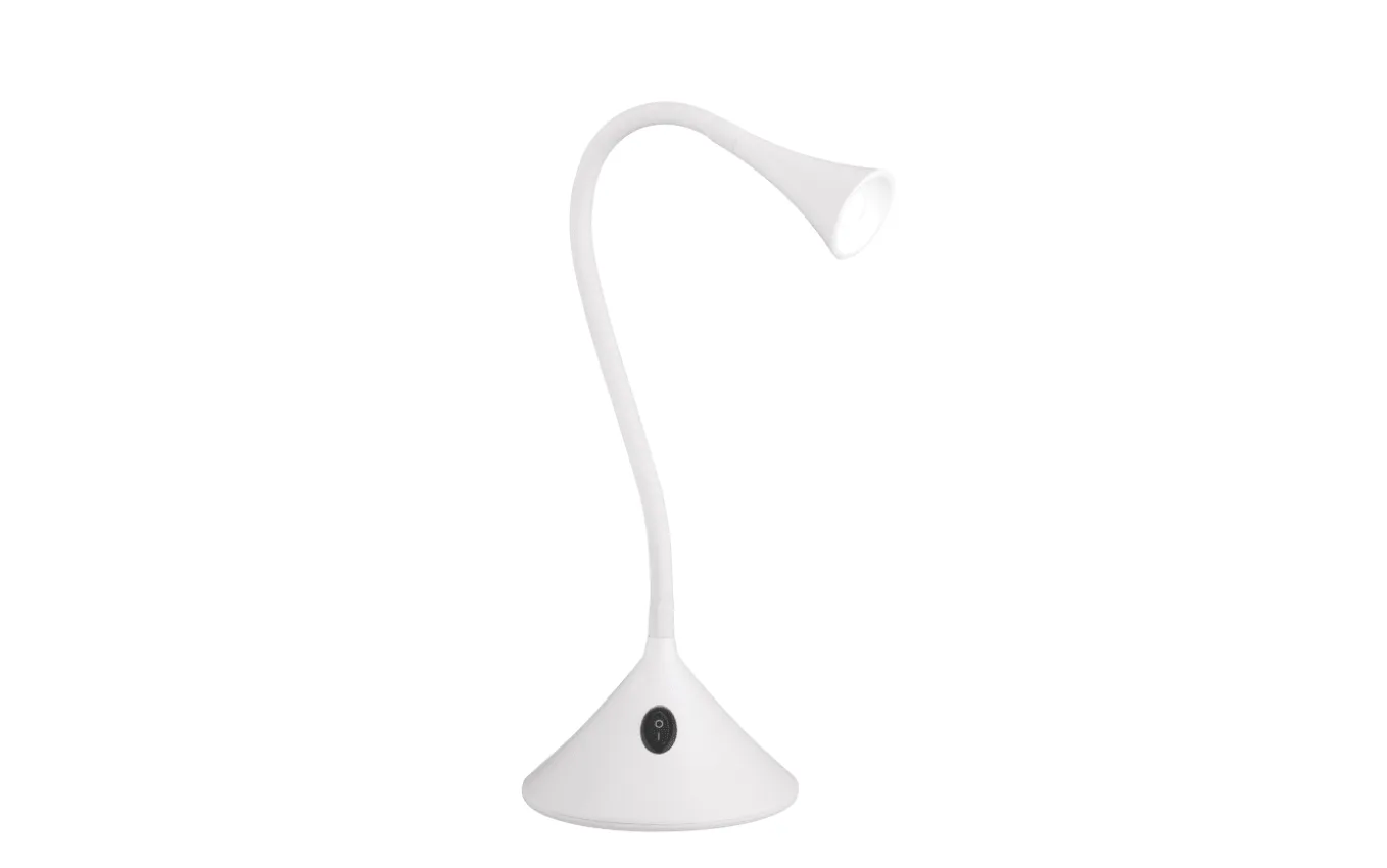 LED-Tischleuchte Viper, weiß, 31 cm