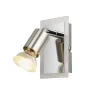 LED-Wandleuchte Bob II, nickel, 12 cm