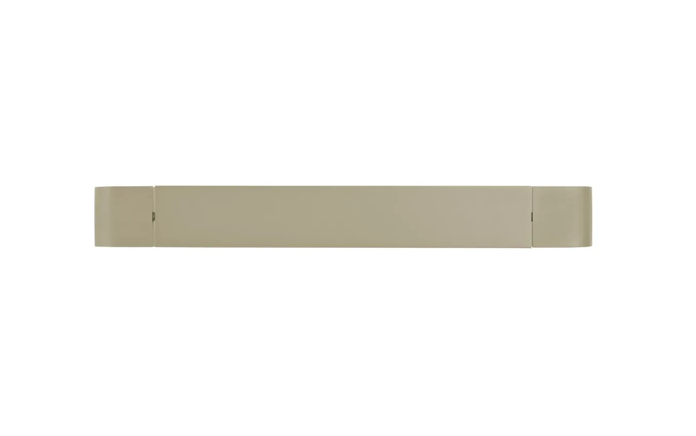 LED-Wandleuchte Box, sandfarbig, 40 cm
