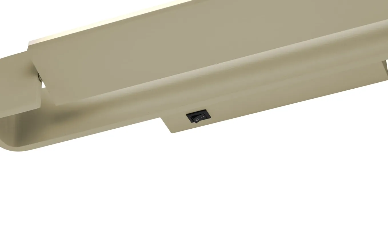 LED-Wandleuchte Box, sandfarbig, 40 cm