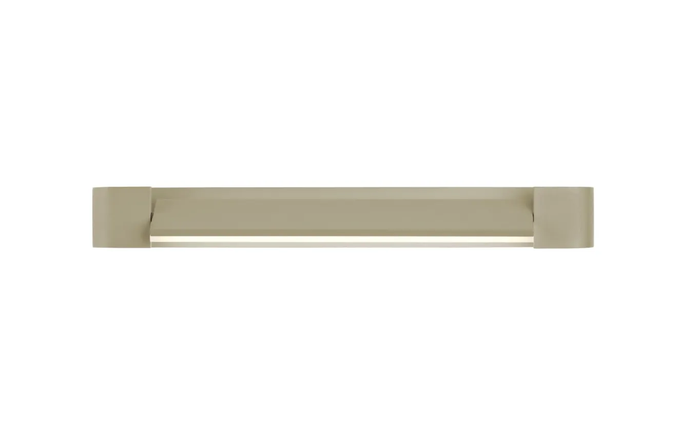 LED-Wandleuchte Box, sandfarbig, 40 cm