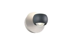 LED-Wandleuchte Cannon, anthrazit, inkl. Funkfernbedienung