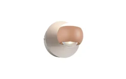 LED-Wandleuchte Cannon, peach, inkl. Funkfernbedienung
