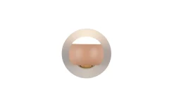 LED-Wandleuchte Cannon, peach, inkl. Funkfernbedienung
