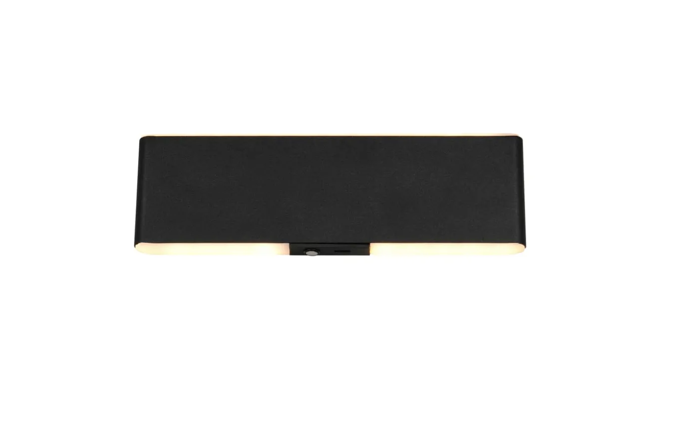 LED-Wandleuchte, Conchita, schwarz