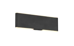 LED-Wandleuchte, Conchita, schwarz