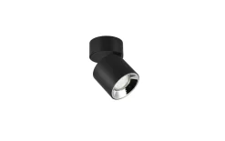 LED-Wandleuchte Guayana, schwarz, 12 cm