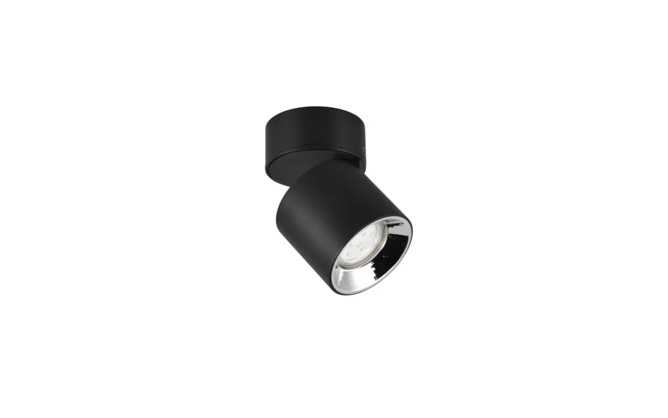 LED-Wandleuchte Guayana, schwarz, 12 cm