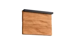 LED-Wandleuchte Kalea, holzfarbig