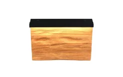 LED-Wandleuchte Kalea, holzfarbig