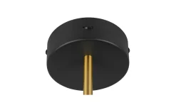 LED-Wandleuchte Keaton, schwarz/gold, inkl. Switchdimmer