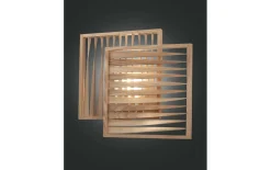 LED-Wandleuchte Loft, Eschenholz, 43 cm