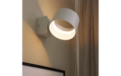 LED-Wandleuchte Loop, weiß, inkl. stufenloser Dimmfunktion