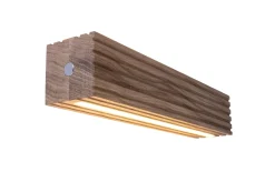 LED-Wandleuchte Mineo, Eiche, inkl. Touch Dimmer