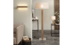 LED-Wandleuchte Mineo, Eiche, inkl. Touch Dimmer