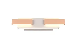 LED-Wandleuchte MR Rivera, grau, inkl. Memoryfunktion