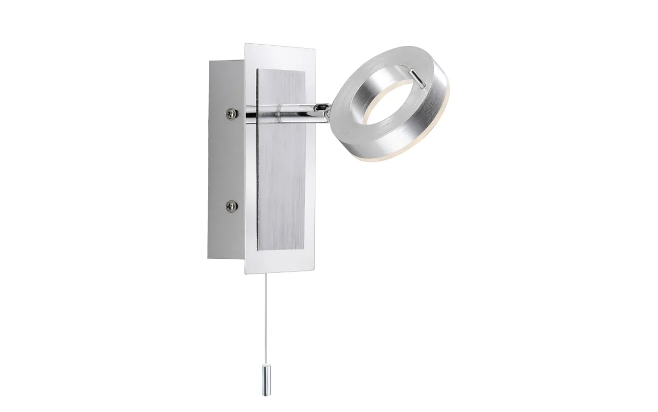 LED-Wandleuchte Sileda, aluminium matt, 15 cm
