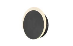 LED Wandleuchte Sun, schwarz