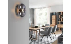 LED-Wand- und Deckenleuchte Posh, grau