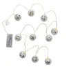 Lichterkette Disco, silber, 48 cm