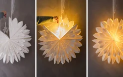 Lichterkette für Papiersterne Lighty, transparent, 150 cm