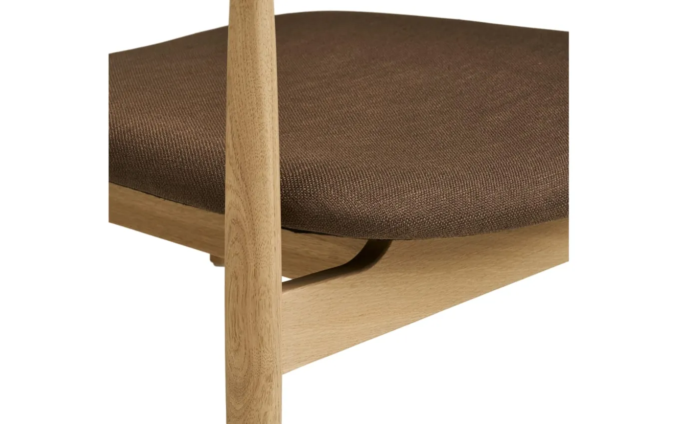 Loungesessel Olvera, Eiche/braun
