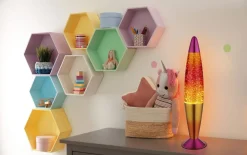 Magmaleuchte 2862, orange/gelb